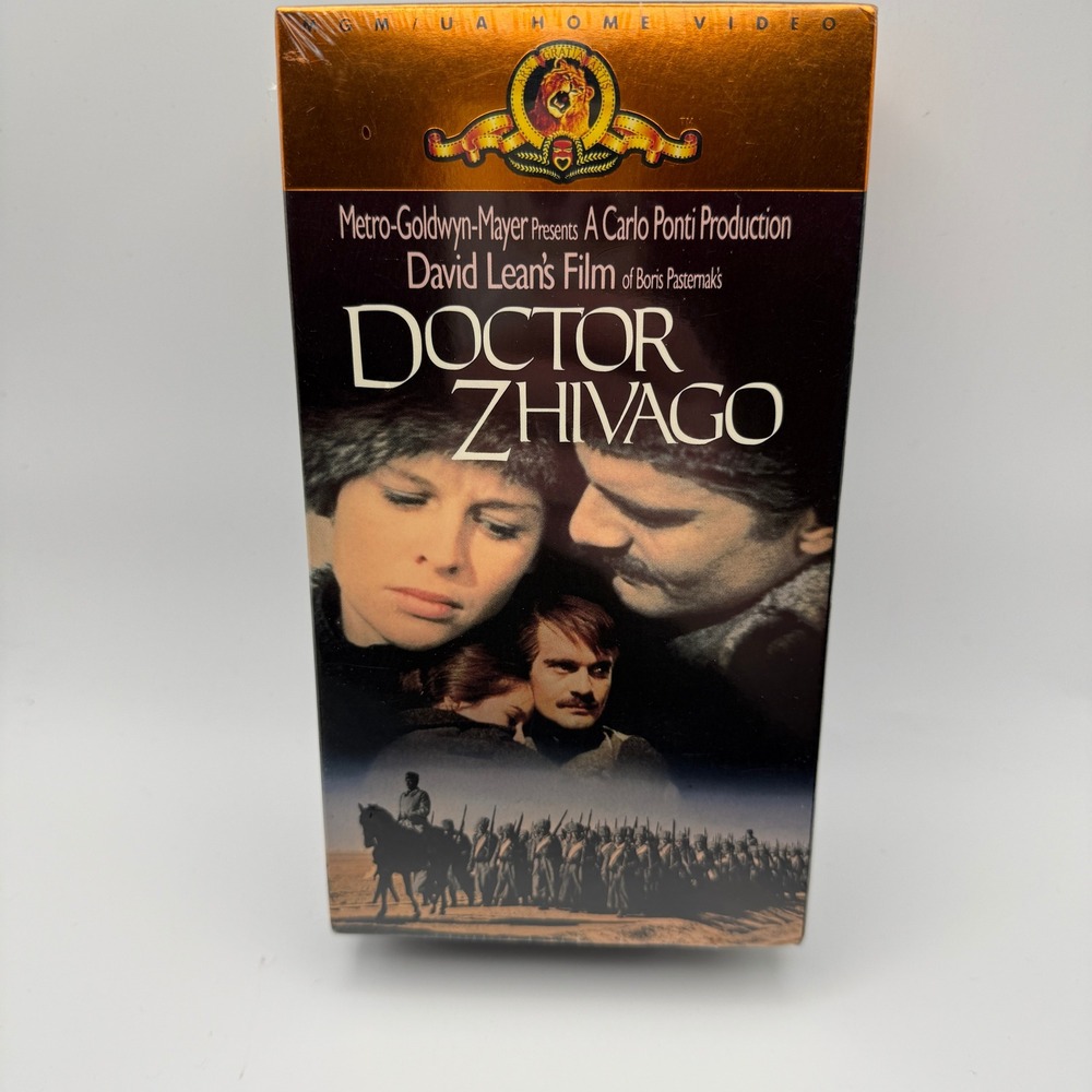 Doctor Zhivago VHS MGM/UA Home Video Factory Sealed David Lean Omar Sharif